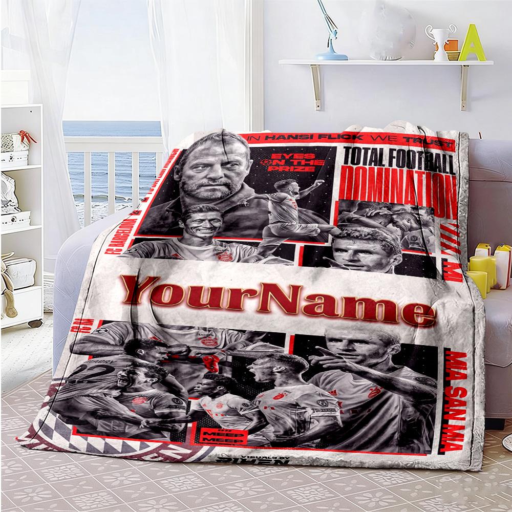 Liverpool Personalized Name Blanket Cozy Personalized Blanket Warmthful Decor Perfect for Home Decor Livingroom Chair Office for All Occasions