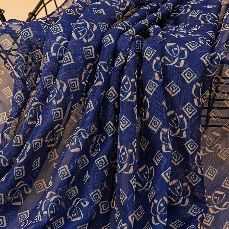 Fashion Paisley Printed Chiffon Women'S Scarf Women'S Lightweight Summer Long Sun Protection 160*50Cm