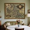 Vintage Map Poster Unframed Art Painting Living Room Study Supplies,Travel/Educational Tool,Vintage Wall Art,Gift