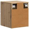 Wall Mounted Nightstand Artisan Oak 34.5 x 33 x 40 cm