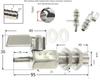 Valvola a Sfera Mini in Acciaio Inossidabile 304 con Raccordo a Innesto per Tubo Grado Sanitario 7mm 8mm 10mm 12mm Giunto per Tubo Gas Acqua Olio Microvalvola Acquario
