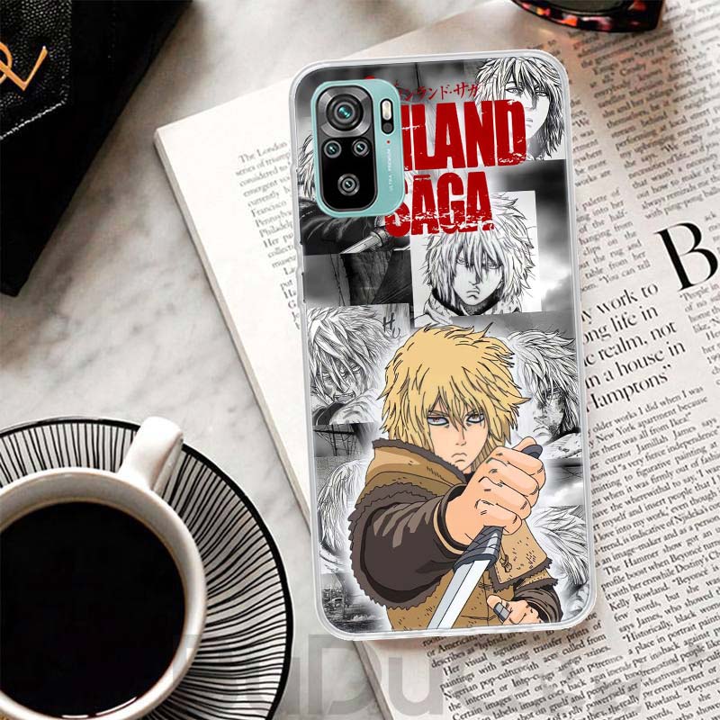 Vinland Saga Cover For Xiaomi Redmi Note 14 13 12S 12 11 Pro Plus Phone Case 11S 10S 10 11E 11T 14Pro 13Pro Print Coque Note 13