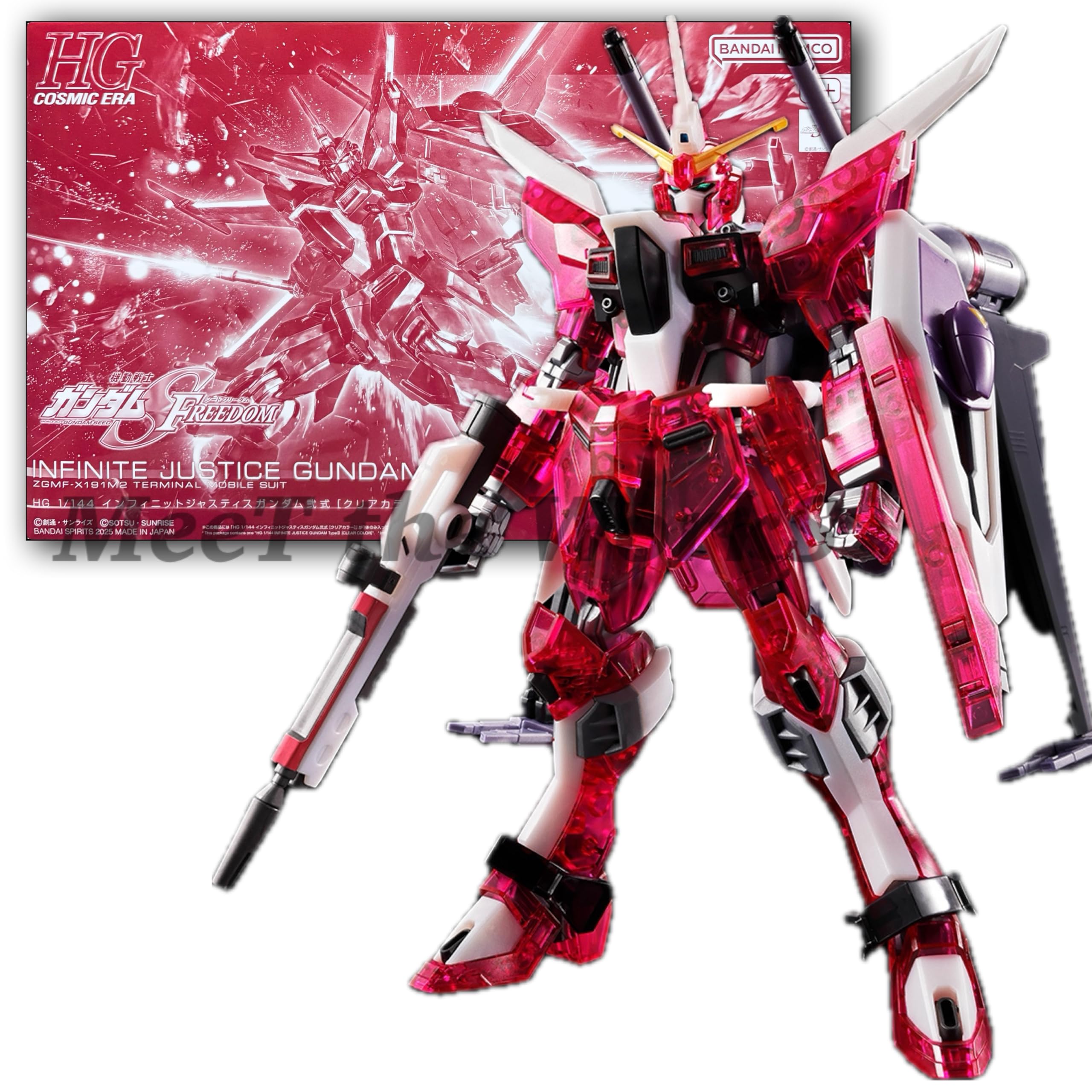 

[HG] 1/144 Infinite Justice Nishiki [Clear Color] Mobile Suit SEED FREEDOM Plastic Model, Event Exclusive