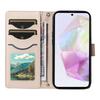 For Samsung Galaxy A35 5G Case Wallet Rhombus Leather Phone Cover with Shoulder Strap,Wrist Strap