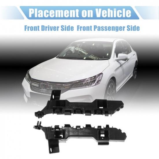 1 Pair Front Left Right Bumper Bracket for Honda Accord 2018- 71193-TVA-A01