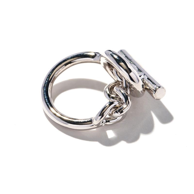 Personalized Retro Women's OT Buckle Ring - Simple Hip Hop Punk Rock Index Finger Accessory