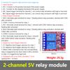 1 1 1 6 8 Channel Relay Module 1V 11V 11V Optocoupler Isolation Relay Board For Arduino