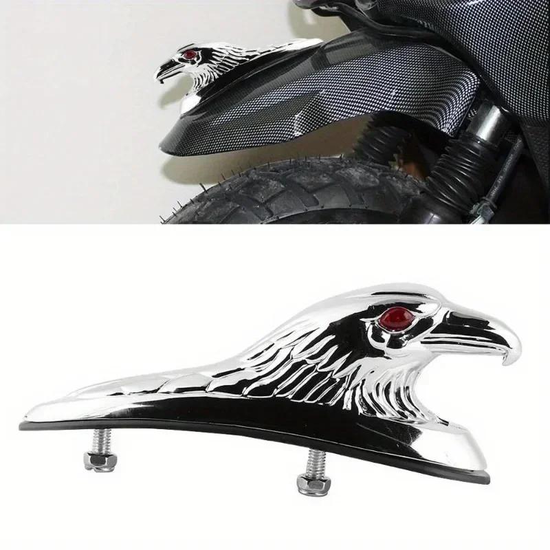 Motorcycle AccessoriesCruising Prince Scooter Women's Mounted Car Modified Front Fender Decoration Eagle Head Universal