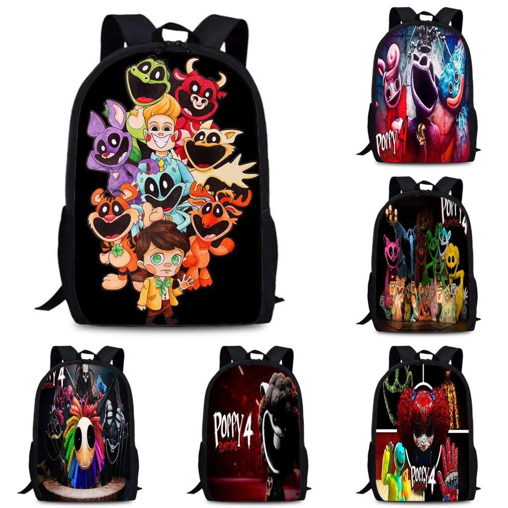 Chapter Poppy Playtime 4 Durable Bookbag 15in Laptop Anime Backpack Oxford