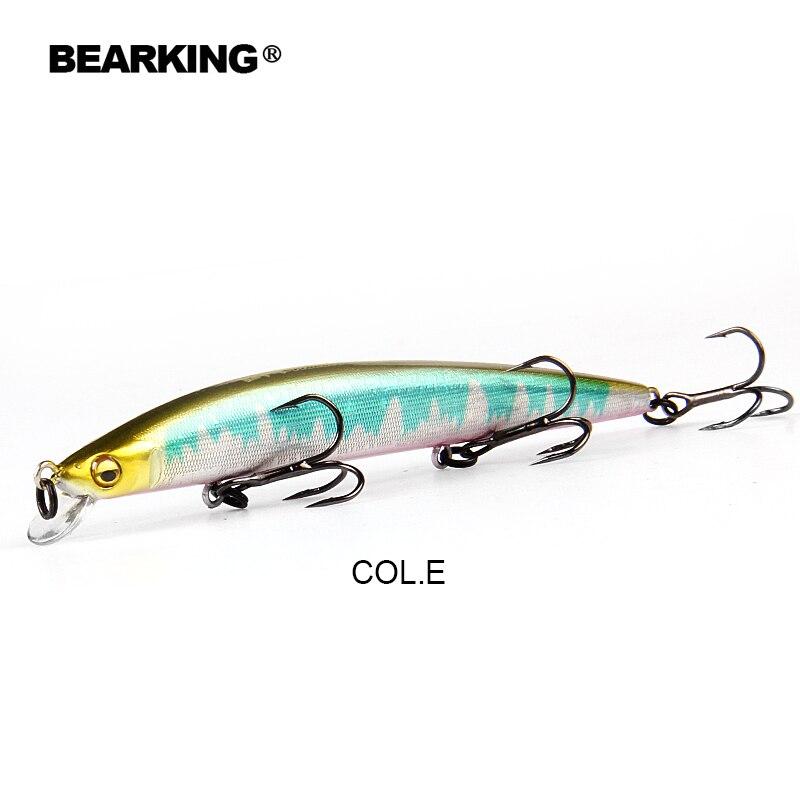 BEARKING 12cm 12g Crankbait Fishing Lure Artificial Crank Hard Bait Slim Minnow Fishing Wobblers Fish Lures