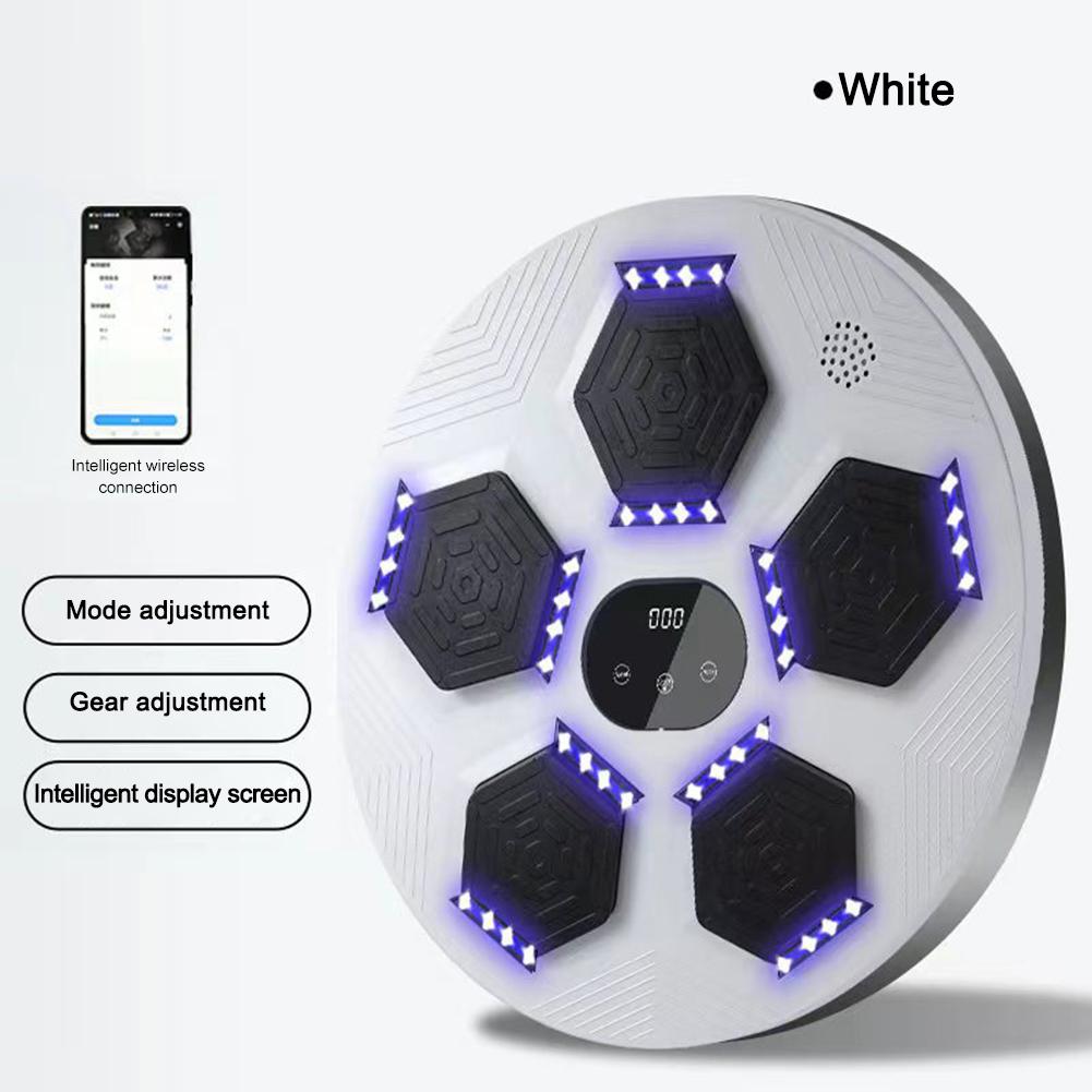 Intelligent Music Boxing Machine LED Electronic Response Boxing Machine Target Home Wall Hanging Sandbag Trainer for Kid Adult