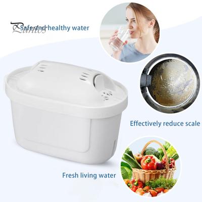 1/2/3/6Pcs Water Filter Cartridges Eco-friendly Easy To Use BPA-Free Activated Carbon Ion Water Filters Replacement Parts