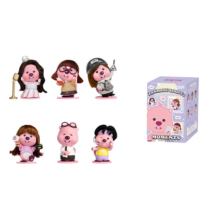 New POP MART Zanmang Loopy's Circle Of Friends Performs Me Blind Box Products Single Mystery Box/Full Box 6 Pcs PPMT-2501-0041