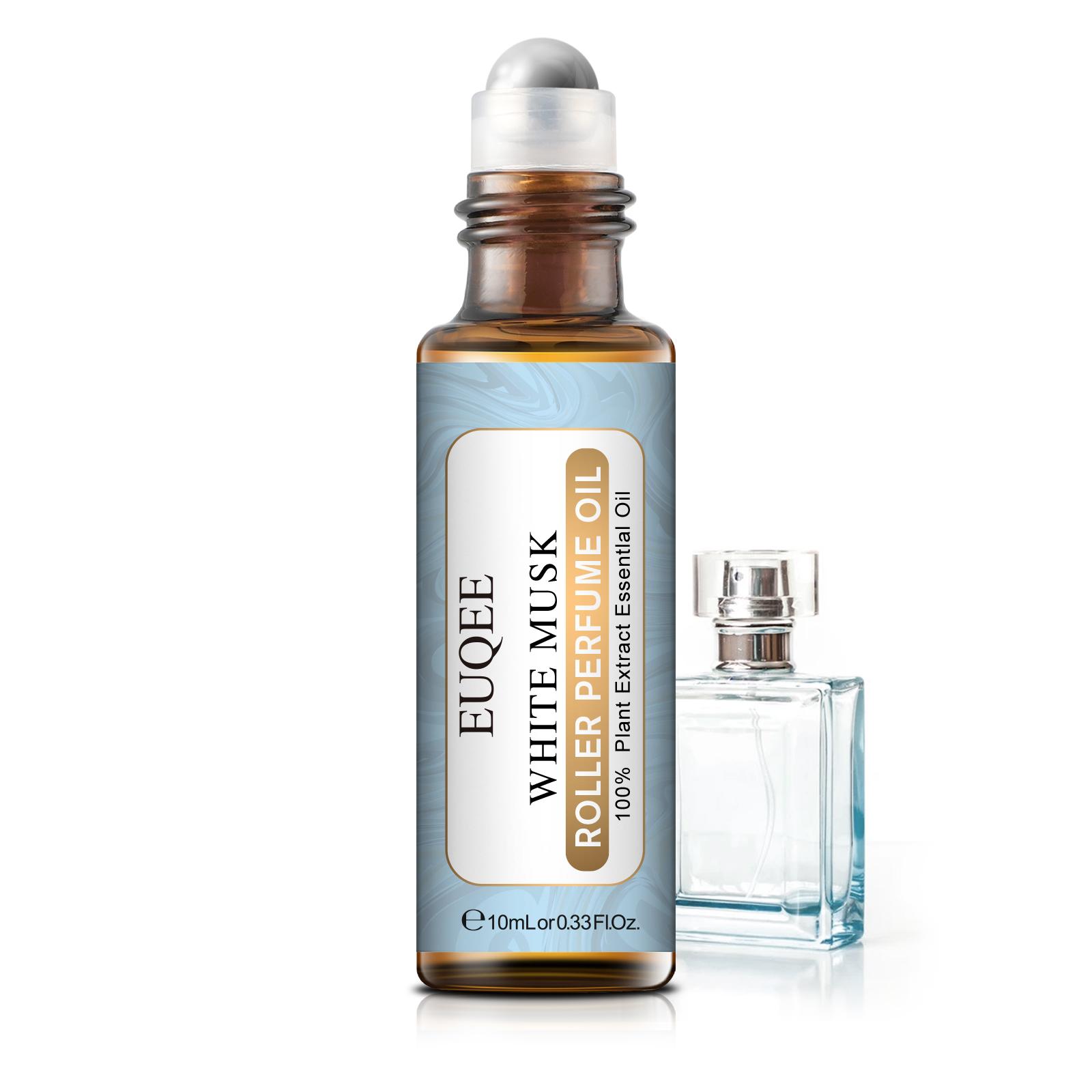 

5 шт. роликовое парфюмерное масло EUQEE для увлажнителя, аромат D-Jadore Angle, фрезия, кокос и ваниль, цветочное эфирное масло для диффузора, духи «сделай сам» 5pcs-White Musk