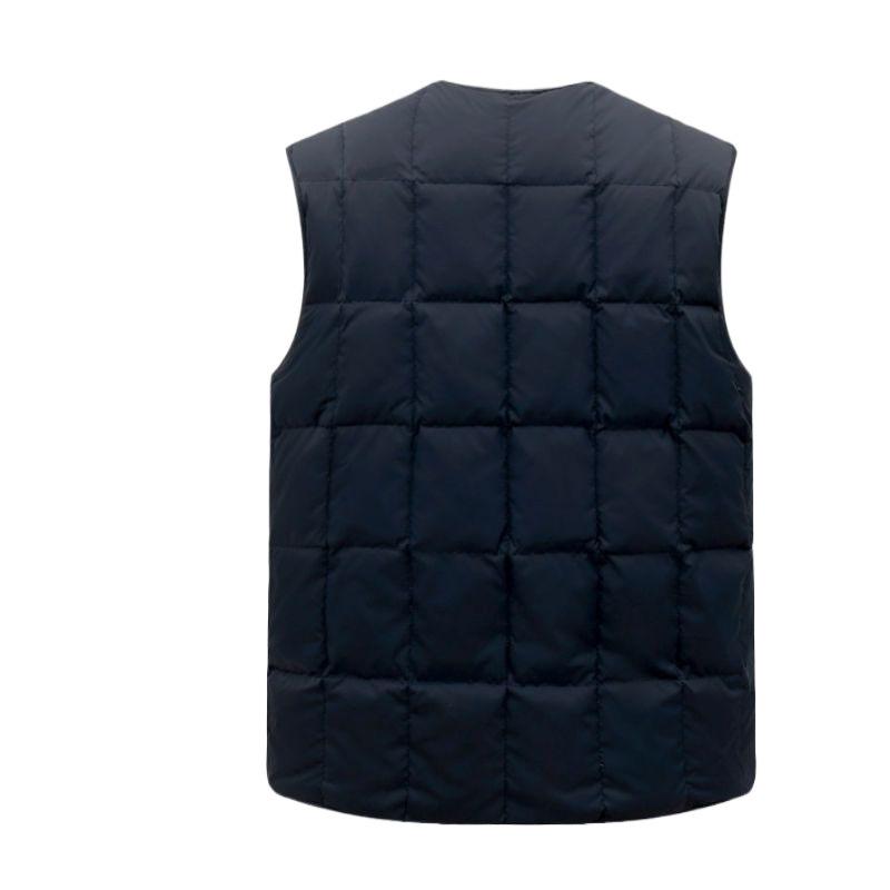 Men's Winter Fleece-Lined Vest: Thick, Multi-Pocket, Cold Protection Gilet for Middle-Aged and Elderly.