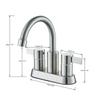 Wanmivezlo Integrated Basin Brass Sink Faucet With Double Handle Hot And Cold Water Deck Installation Wash Basin Faucet