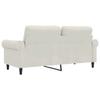 Vidaxl Sofa 2-Osobowa, Kremowy, 140 Cm, Tapicerowana Aksamitem