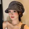 Japanese Retro Star Soft-Brimmed Beret Women'S Y2K Face Small Casual Versatile Fashionable Face Small Painter Hat