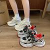 Mesh-Plateau-Dad-Schuhe Damen 2025 Frühling neu kleiner Mann Höhenzunahme vielseitige Lauf-Sport-Freizeitschuhe Tide