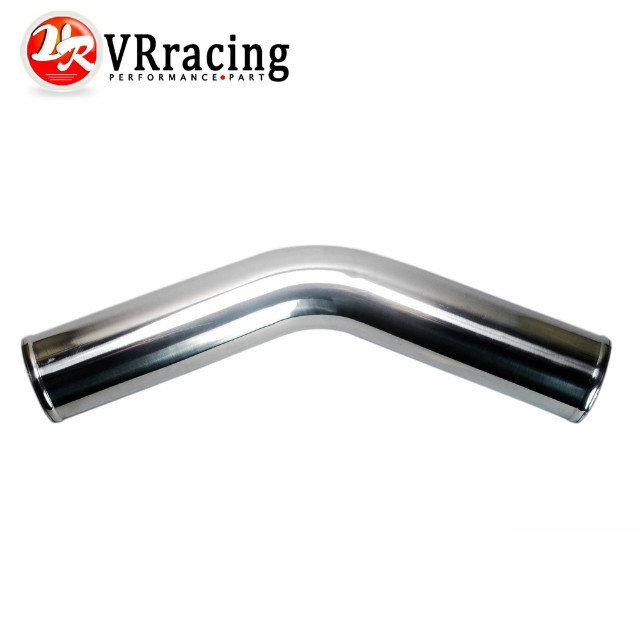 VR - Alloy Aluminum Hose Adapter Joiner Pipe Connector Silicone 63mm or 70mm or 76mm Color Silver