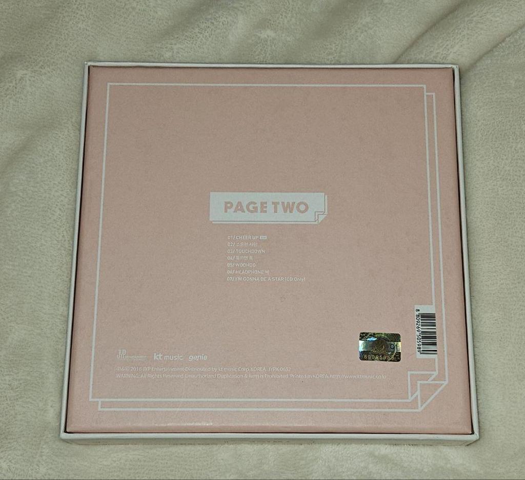 [USED] TWICE PAGE TWO CD Mini Album