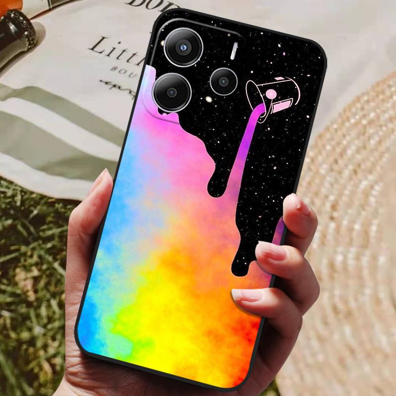 For Xiaomi Redmi Note 14 5G Case Luxury Painted Phone Silicon Back Cover For Redmi Note 14 5G Global 2025 Cases Protective Shell