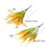Yellow Flower Artificial Wheat Ears Rice Plant Bouquet 7 Forks Fake Plants  Office Hotel Decor
