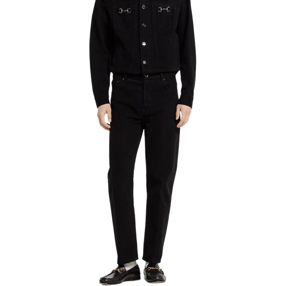 GUCCI Morsetto Cropped Jeans 835215-XDDCD-1043