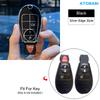 Tpu Car Key Case Remote Fob Protector Cover Keychain Auto Accessories For Jeep Grand Cherokee    Dodge Dart Chrysler