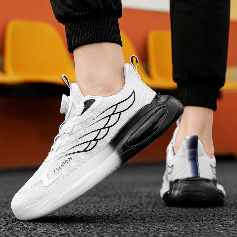 Men's Running Shoes Full Palm Carbon Plate Fashion Sport Shoes Marathon Racing Shock-absorbing Lightweight Sneaker Mesh Sneakers