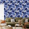 Ink Blue, Navy Blue and Light Gray Wallpaper 50x1000