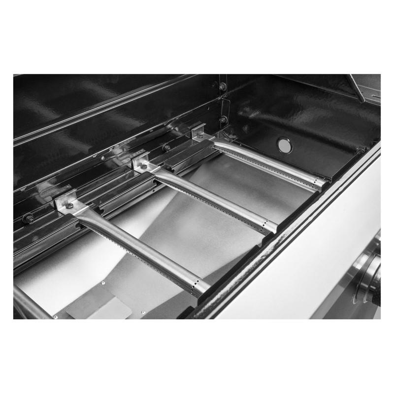 Stainless Steel Gas Barbecue With Rexon Pts3 Cooking Grill From Landmann