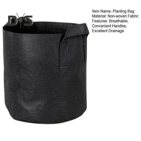 5 Gallon Grow Bag Heavy Duty Non-Woven Fabric Planting Bag with Handles Thickened Grow Pot for Plants Vegetables Strawberries Herbs