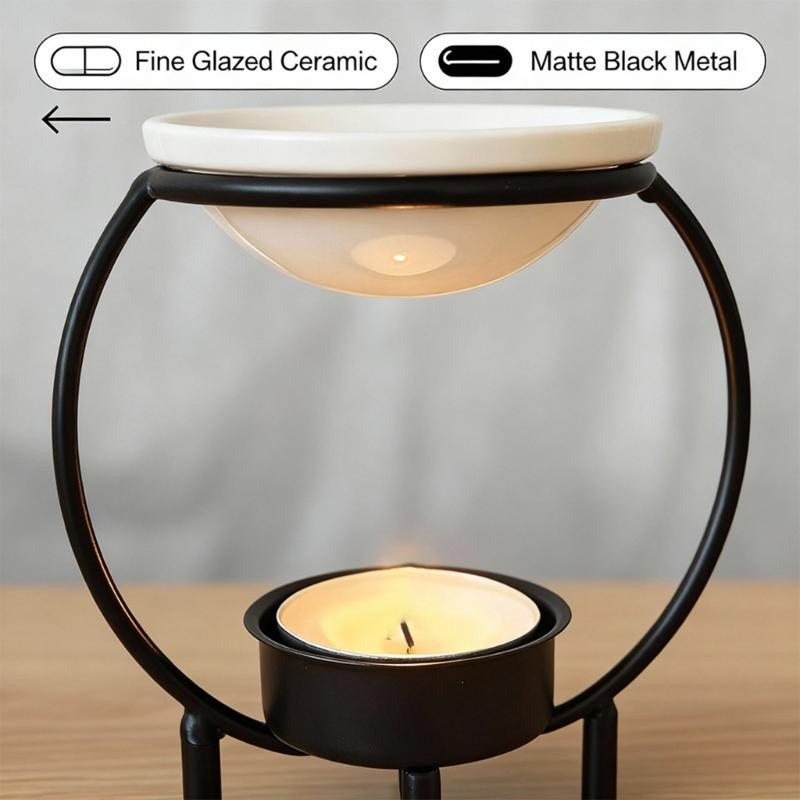 Ceramic Essential Oil Burners Wax Melt Burners Aromatherapys Holder Candle Tealight Holder Christmas Housewarmings Gift