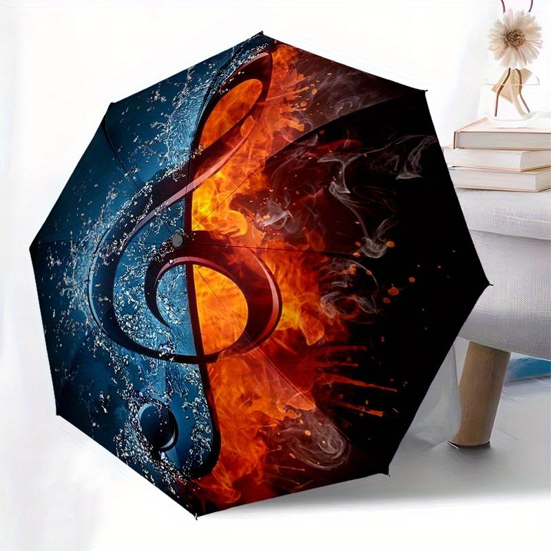 Flame & Water: The Symbol of Music - Vibrant Artwork for Your Space Umbrella Day Gift Y284
