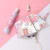 Automatic three-fold umbrella cartoon digital folding umbrella vinyl anti-ultraviolet sunscreen sun umbrella