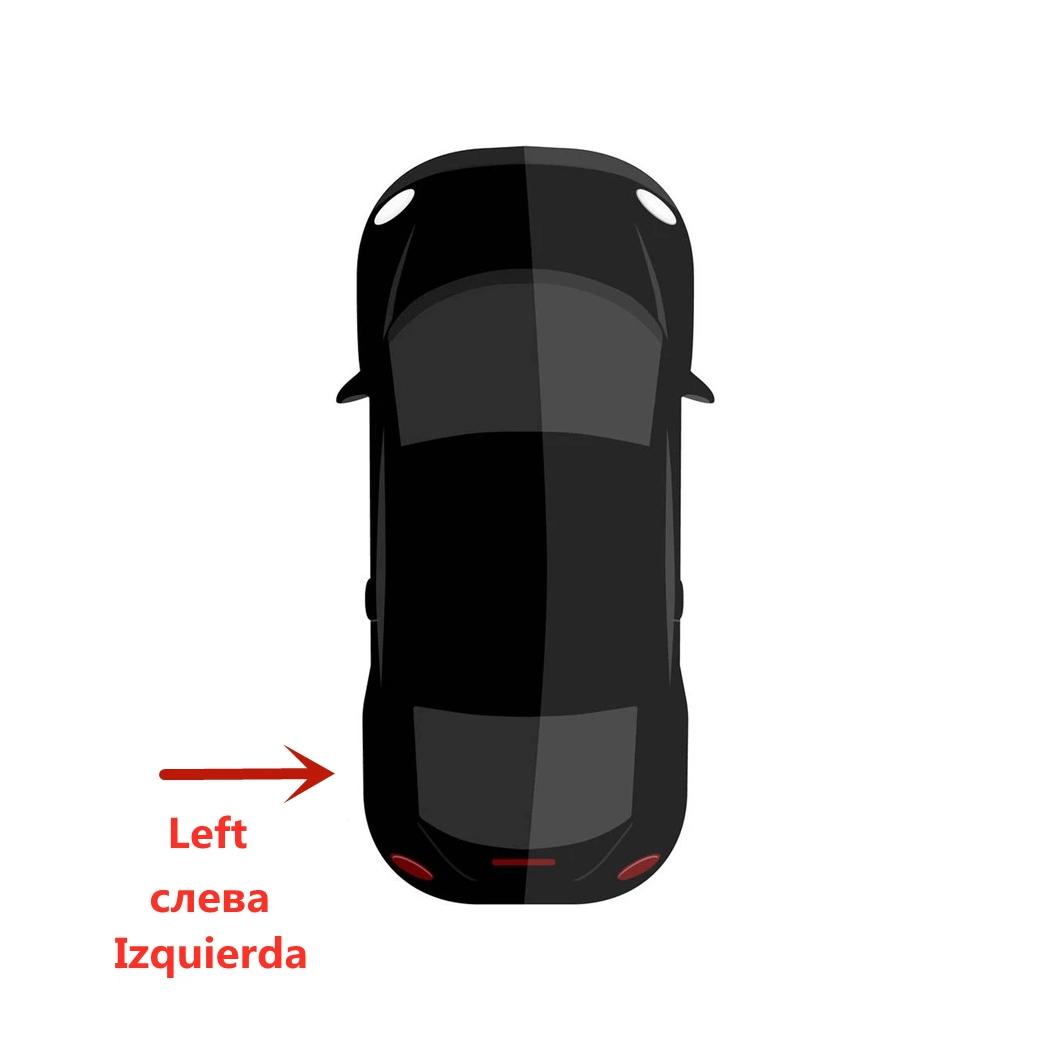 

For Tesla Model X 2022 2023 2024 Front Rear Wheel Eyebrow Arch Flare Fender Molding Trim Left Right Leaf Plate Cover Rear Left