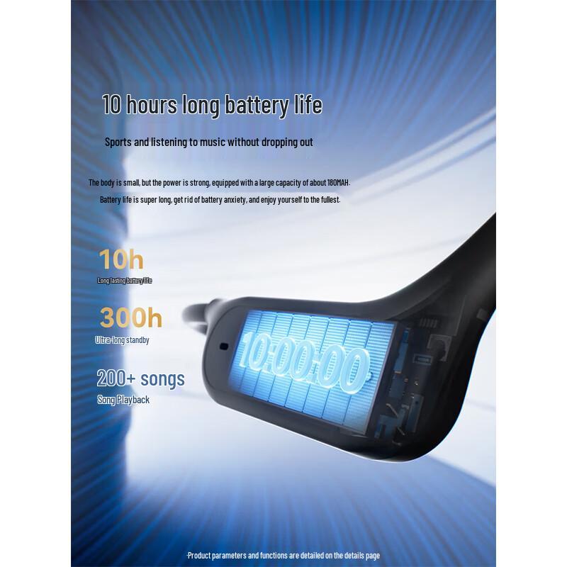 Saina B33S IPX8 Waterproof Bone Conduction Sports Headphones