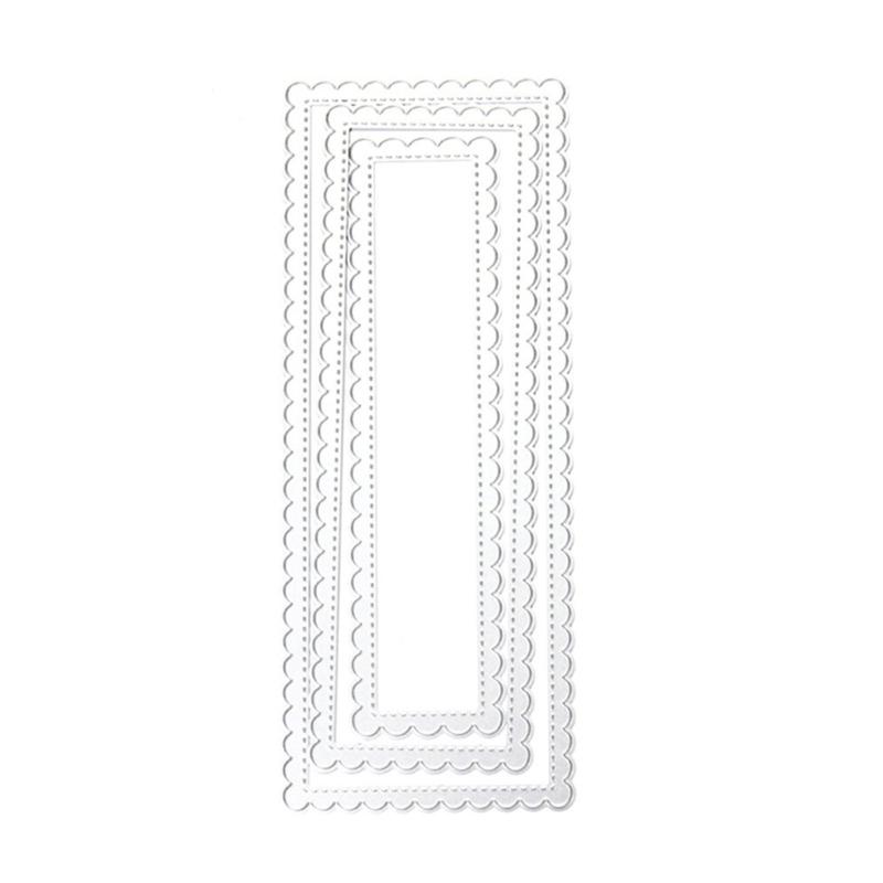 

Layered Cutting Die Carbon Steel Die Cut Templates Decorative Embossing Paper Die for Card Making Scrapbooking Bookmarks 1