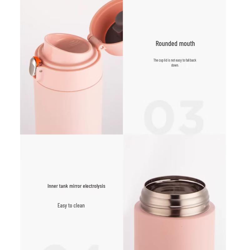 LOCK&LOCK Stainless Steel Insulated Sports Water Bottle
