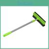 Detachable With Squeegee Adjustable Window Long Handle Cleaning Brush 2 In 1 Cleaner For