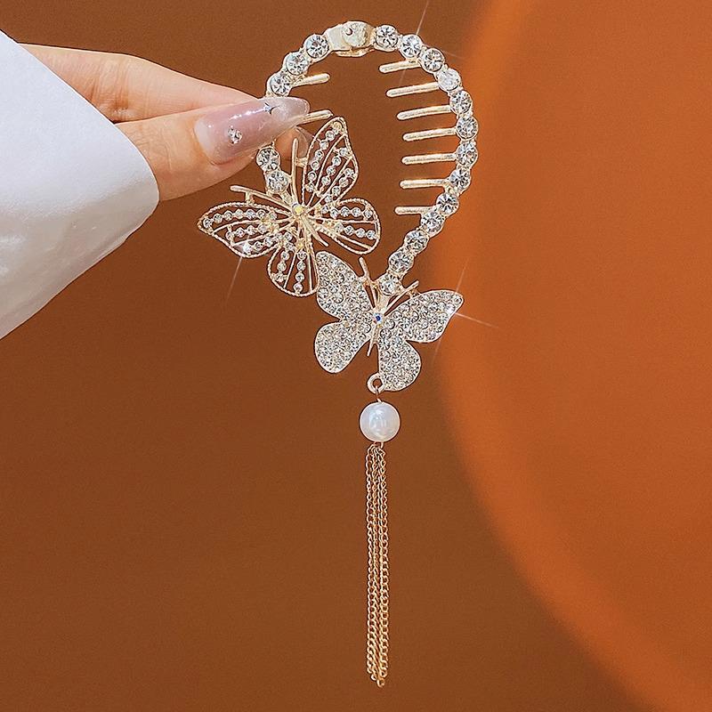 Children's Meatball Claw Hair Clip - Girl's Ponytail Accessory & Styling Tool