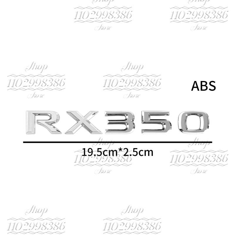 

Підходить для Lexus RX300, RX350, RX500h, RX450h, RX270, RX200t Декоративні металеві наклейки-літери на задню емблему Lexus