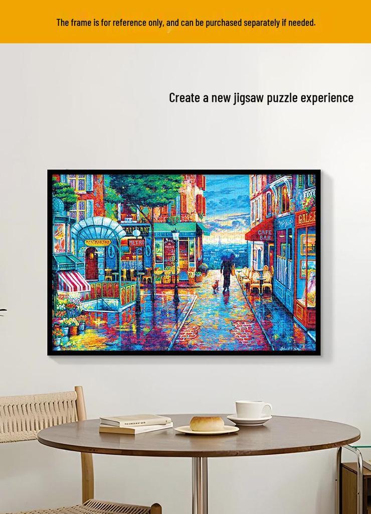 Challenging 1000-Piece Anime Landscape Puzzle: Adult Stress Relief Commemorative Edition
