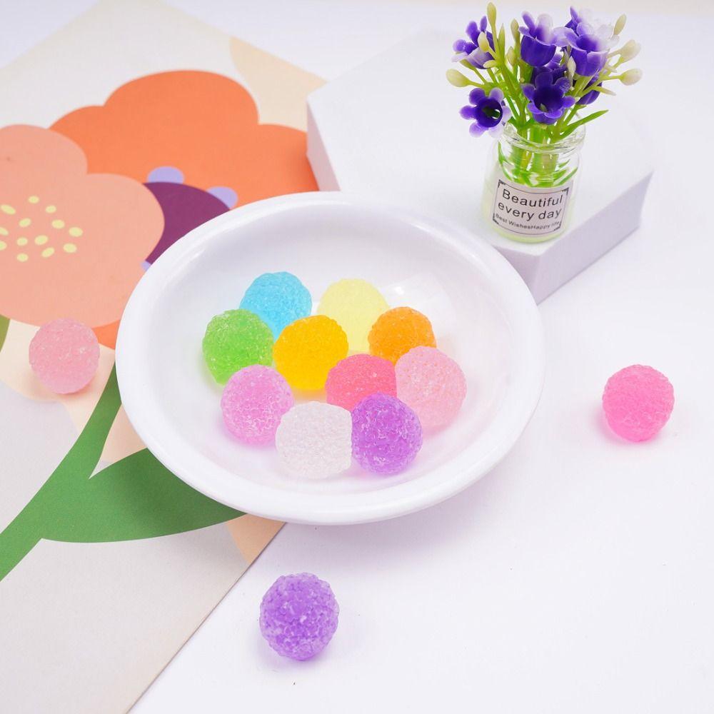 Miniature Decoration Fake Candy Sugar Bead DIY Material Noise Filler Balls Craft Supplies