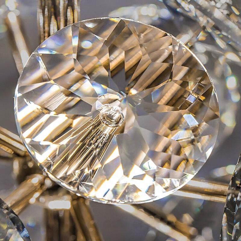 K9 small crystal chandelier bedroom bedside lamp warm atmosphere pendent light luxury crystal wall lamp corridor ceiling lamp