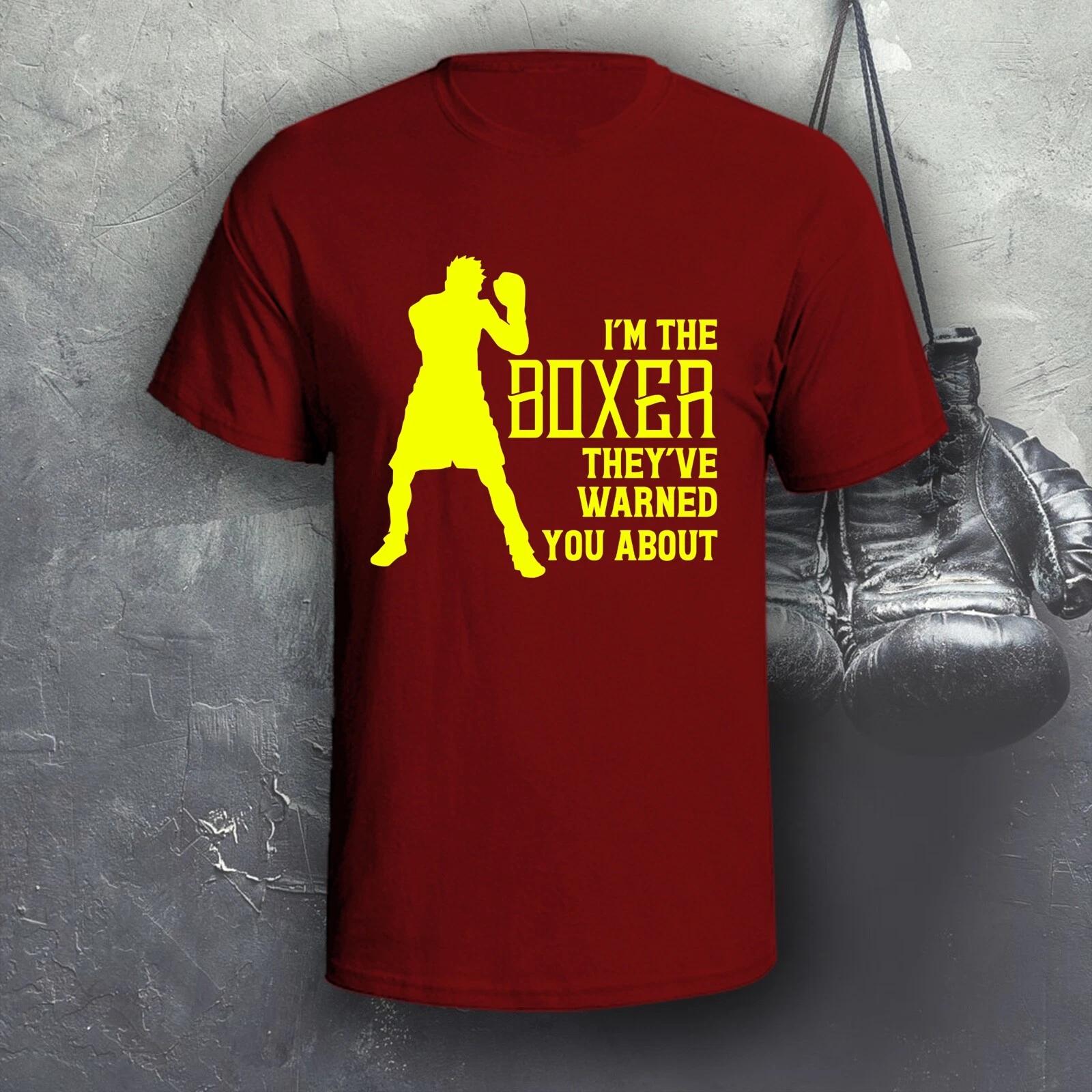 Я тот боксер, о котором вас предупреждали Футболка | Бокс | Каратэ | Муай Тай S