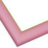 Wooden Jigsaw Puzzle Frame with Gold 50x75cm Made In Wall Hanging String UV No Tools MP103-P Molding, (Panel No. 10), Pink, Japan, Included,