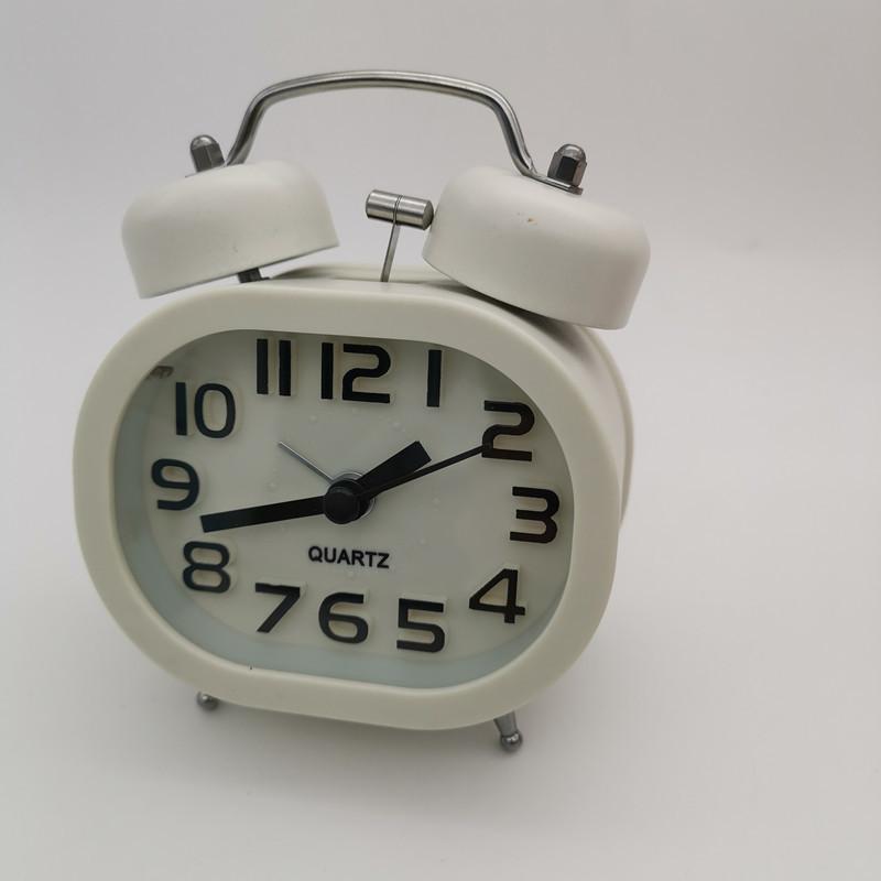 Three-dimensional Ring Bell Ring Bell Ring Bell Bedside Alarm Clock Silent with Night Light