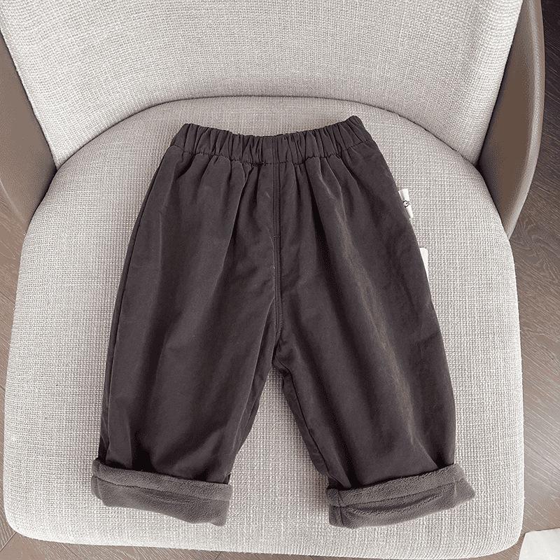 Kinder Fleecegefütterte Tapered Winterhosen - Warme, Bequeme Hosen für Jungen und Mädchen